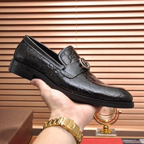 Gucci Relief Loafer Black GC159 - Image 4