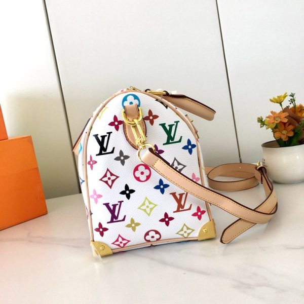 Shoulder Bag Louis Vuitton x TM Speedy Soft 30 LV069 - Image 7