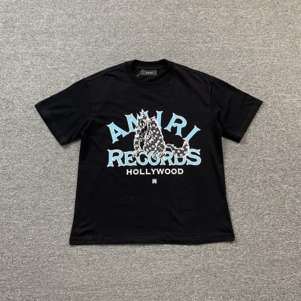 T-shirt Amiri Records Wolf AM029 - Image 2