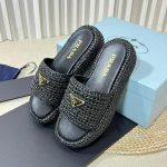 Prada Sandals Flatform In Crochet PD069 - Image 2