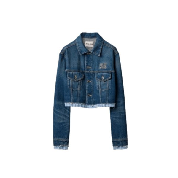 d144699_9679-1.jpg Jeans Jacket Miu Miu MMW019 - Image 1