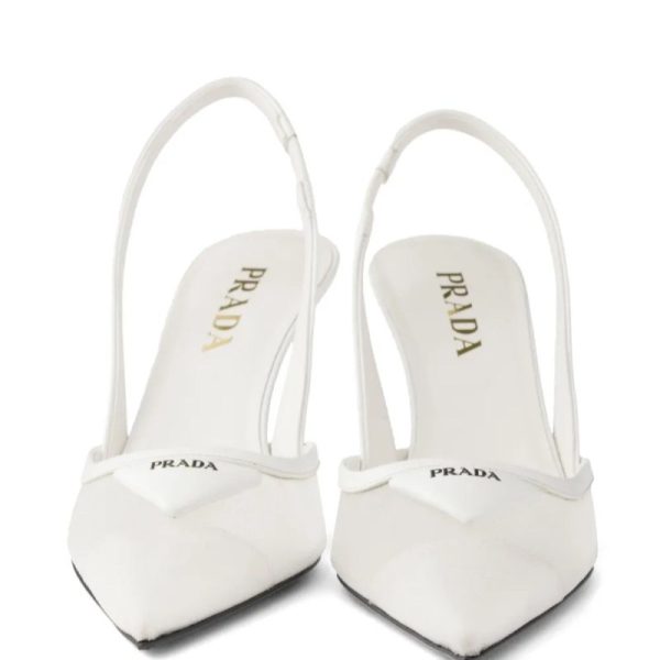 Prada High Heels 75mm White PD072 - Image 2