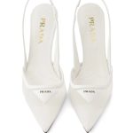 Prada High Heels 75mm White PD072 - Image 3