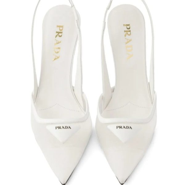 Prada High Heels 75mm White PD072 - Image 3