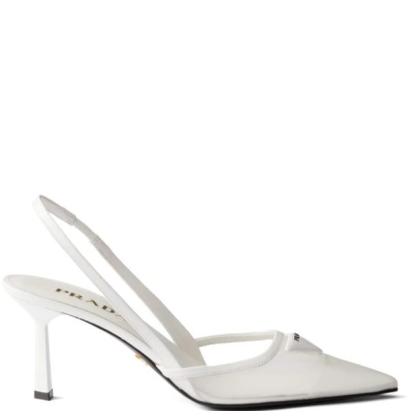 Prada High Heels 75mm White PD072 - Image 5