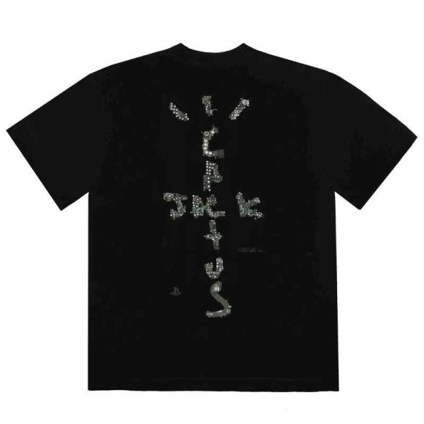 d145215_20522-1.jpg T-shirt Cactus Jack Travis Scott x Playstation Black CJ002 - Image 1
