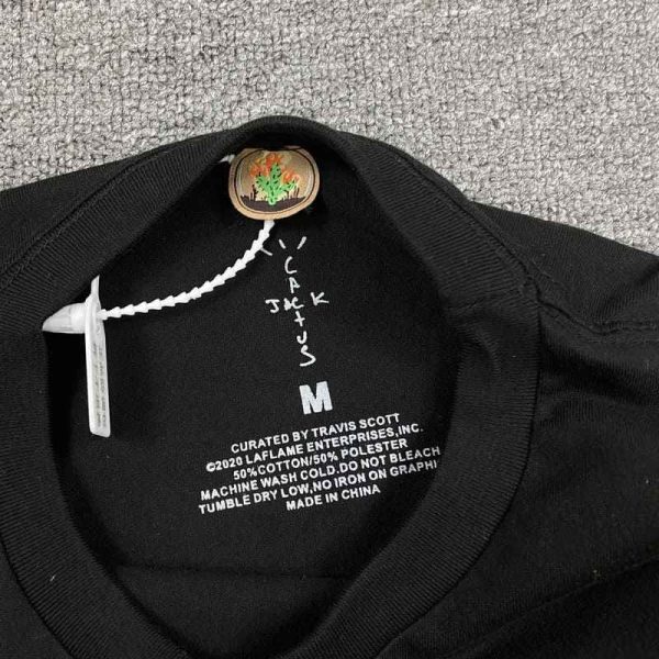 T-shirt Cactus Jack Travis Scott x Playstation Black CJ002 - Image 4