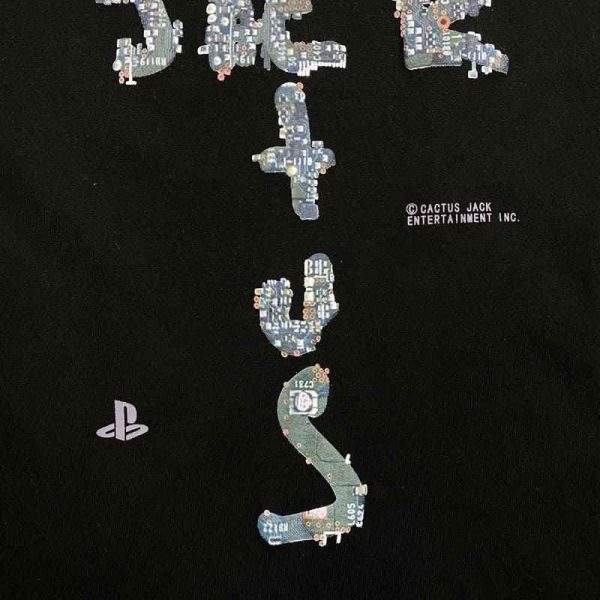 T-shirt Cactus Jack Travis Scott x Playstation Black CJ002 - Image 5