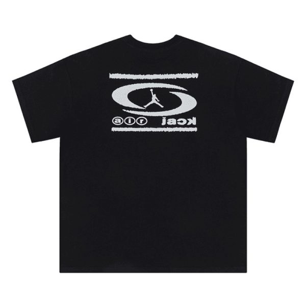 T-shirt Travis Scott x Jordan Black JDN016 - Image 2