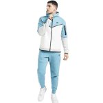 Set Nike Tech Fleece Blue White NK054