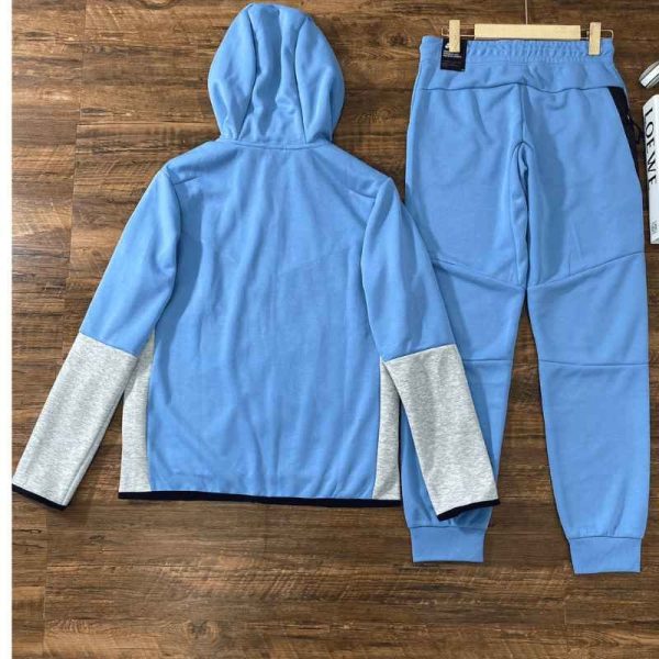 Set Nike Tech Fleece Blue White NK054 - Image 4