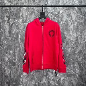 Hoodie Chrome Hearts Pink CH098