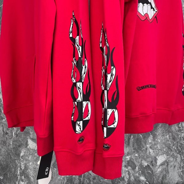 Hoodie Chrome Hearts Pink CH098 - Image 3