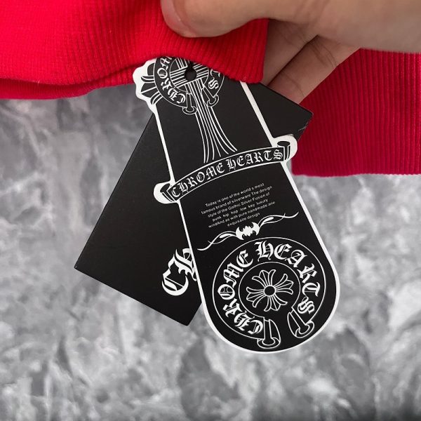Hoodie Chrome Hearts Pink CH098 - Image 7