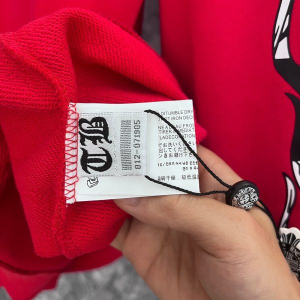 Hoodie Chrome Hearts Pink CH098 - Image 8