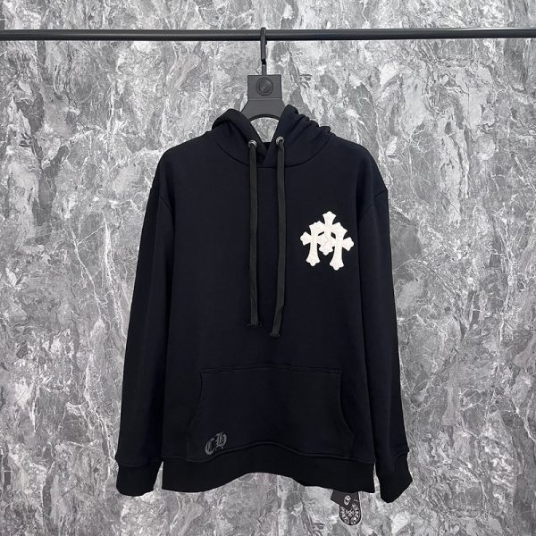 d145643_5918-1.jpg Hoodie Chrome Hearts Black CH099 - Image 1