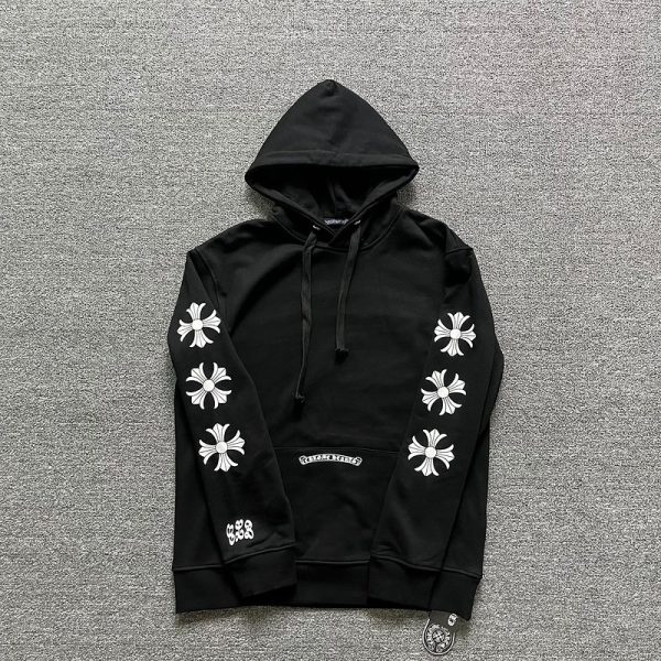 d145660_5925-1.jpg Hoodie Chrome Hearts Black CH100 - Image 1