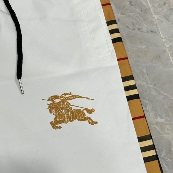 Short Burberry White BY048 - Image 5