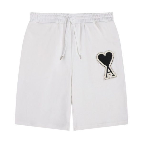 d147186_15428-1.jpg Shorts Ami Paris White AMP004 - Image 1