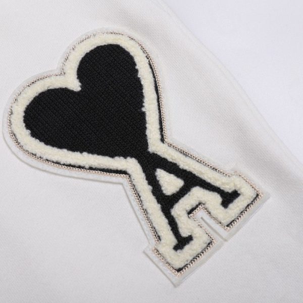 Shorts Ami Paris White AMP004 - Image 2