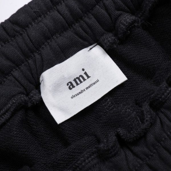 Shorts Ami Paris Black AMP005 - Image 4