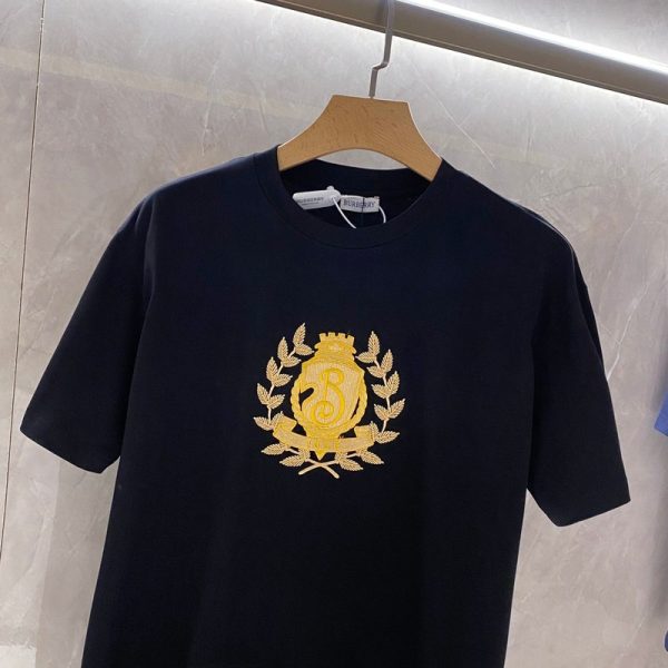 T-shirt Burberry Black BY052 - Image 3