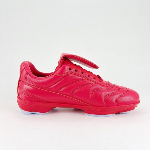 Louis Vuitton Footprint Soccer Shoes Red LV153 - Image 3