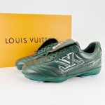 Louis Vuitton Footprint Soccer Shoes Green LV154