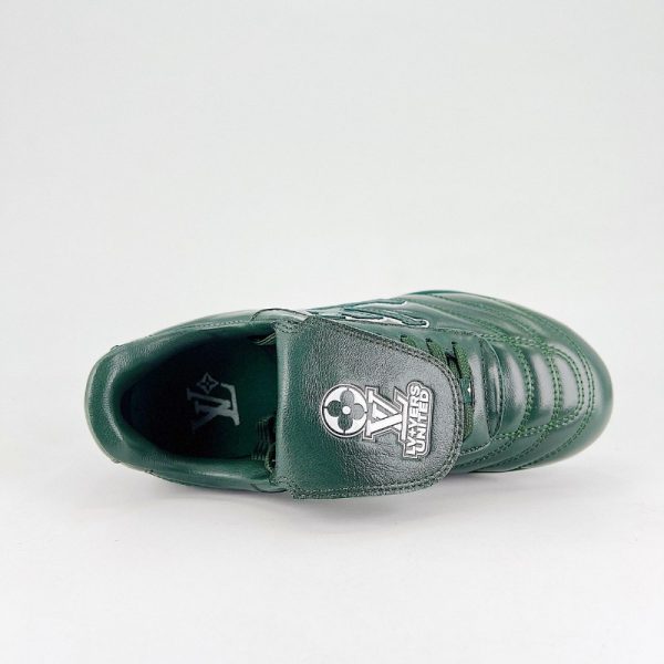 Louis Vuitton Footprint Soccer Shoes Green LV154 - Image 4