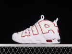 Nike Air More Uptempo White Varsity Red Outline - Image 3