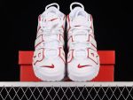 Nike Air More Uptempo White Varsity Red Outline - Image 5
