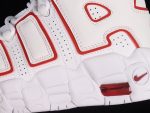 Nike Air More Uptempo White Varsity Red Outline - Image 8