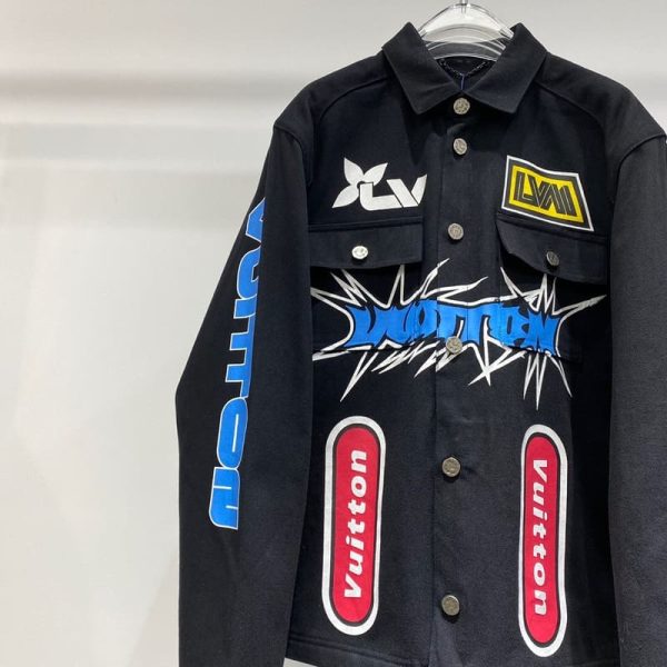 Jacket Louis Vuitton Printed Denim - Image 5