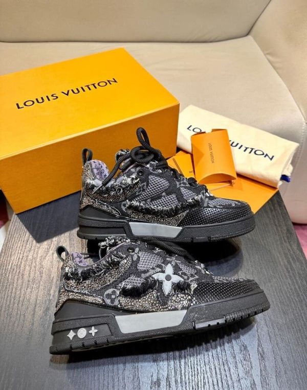 Louis Vuitton Skate Black Swarovski Monogram - Image 3