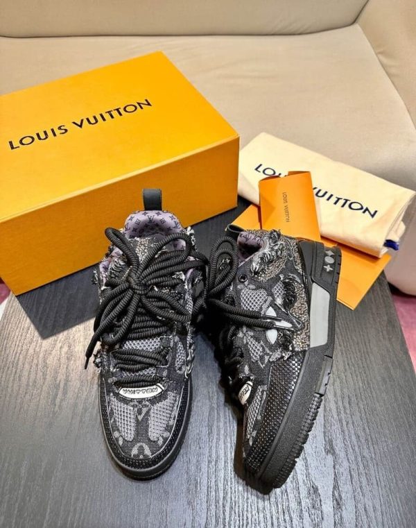 Louis Vuitton Skate Black Swarovski Monogram - Image 5