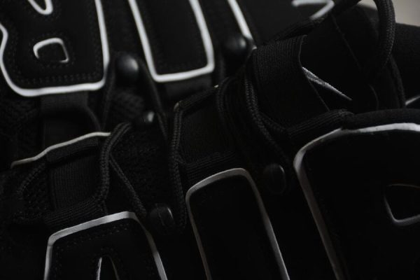 Nike Air More Uptempo Black White - Image 9