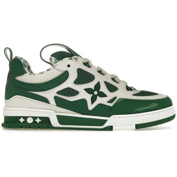 d69108_10551-1.jpg Louis Vuitton LV Skate Sneaker Green White - Image 1