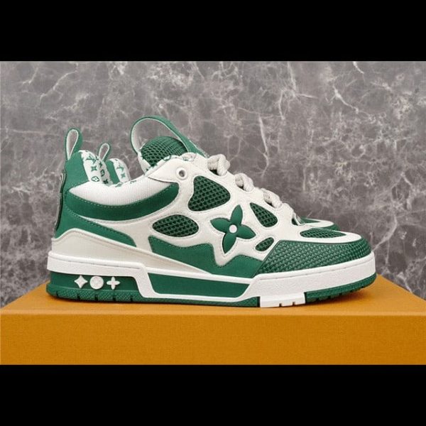 Louis Vuitton LV Skate Sneaker Green White - Image 2