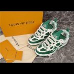 Louis Vuitton LV Skate Sneaker Green White - Image 4