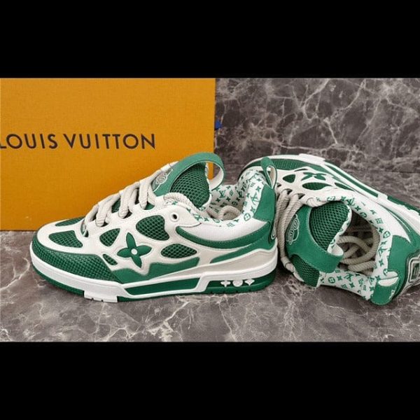 Louis Vuitton LV Skate Sneaker Green White - Image 7