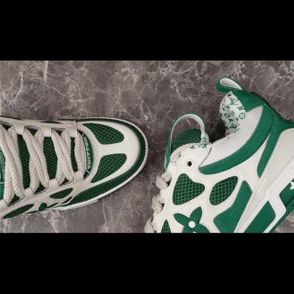 Louis Vuitton LV Skate Sneaker Green White - Image 8