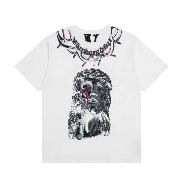 d69109_24913-1.jpg T-shirt Vlone Yams Day Jesus Piece White - Image 1