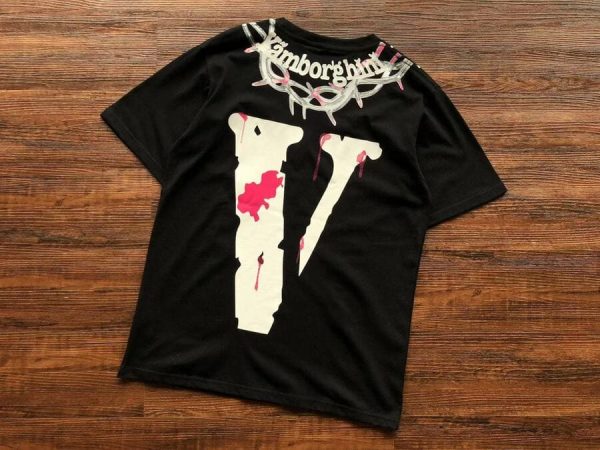 T-shirt Vlone Yams Day Jesus Piece Black - Image 3