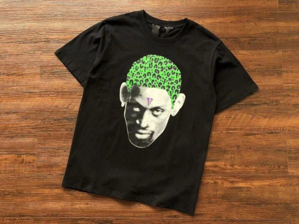 T-shirt Vlone Rodman Cheetah Black - Image 2