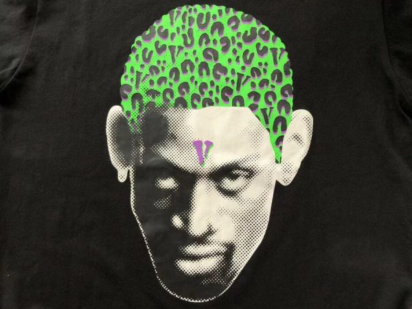 T-shirt Vlone Rodman Cheetah Black - Image 4