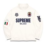 Sweatshirt Supreme Milano Half Zip White