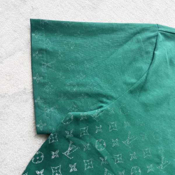 T-shirt Louis Vuitton LVSE Monogram Gradient Green - Image 5