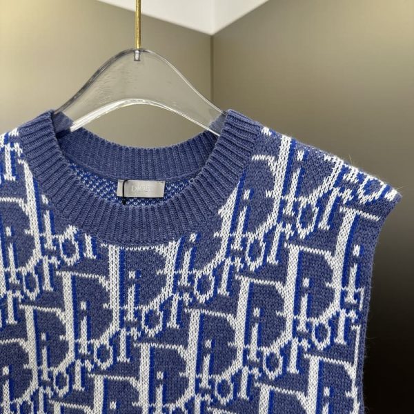 Dior Oblique Sleeveless Sweater - Image 6