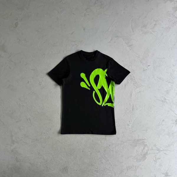 T-shirt Synaworld OG Logo Black/Green - Image 2