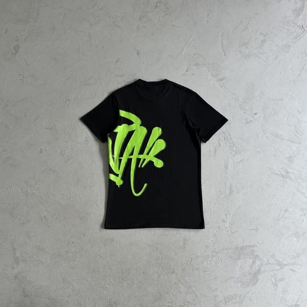 T-shirt Synaworld OG Logo Black/Green - Image 3